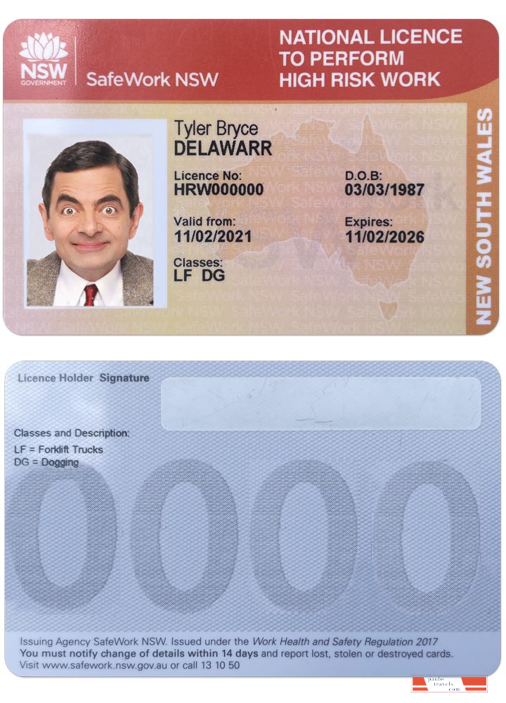 NEW SOUTH WALES national license